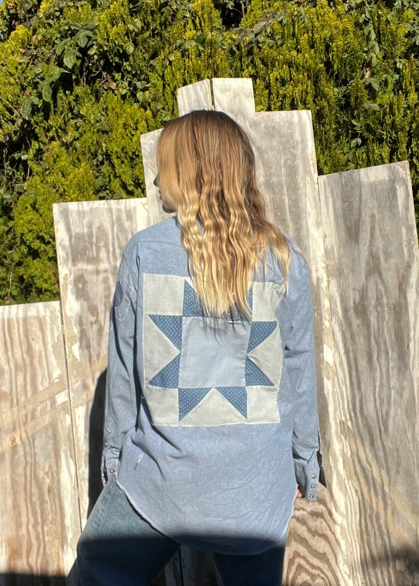 Jean Patchwork Shirt