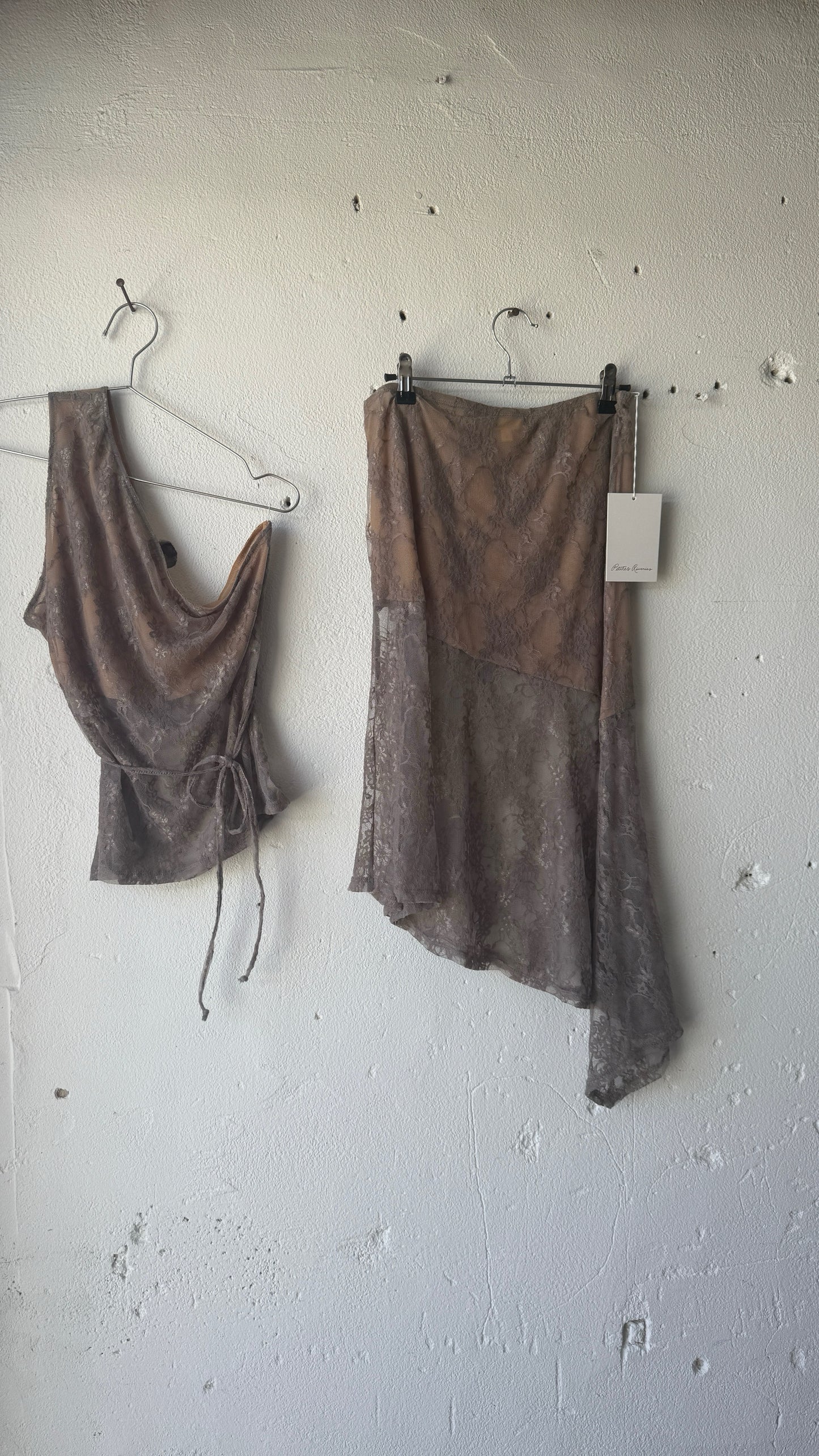 Cheri Asymmetrical Skirt | Mauve
