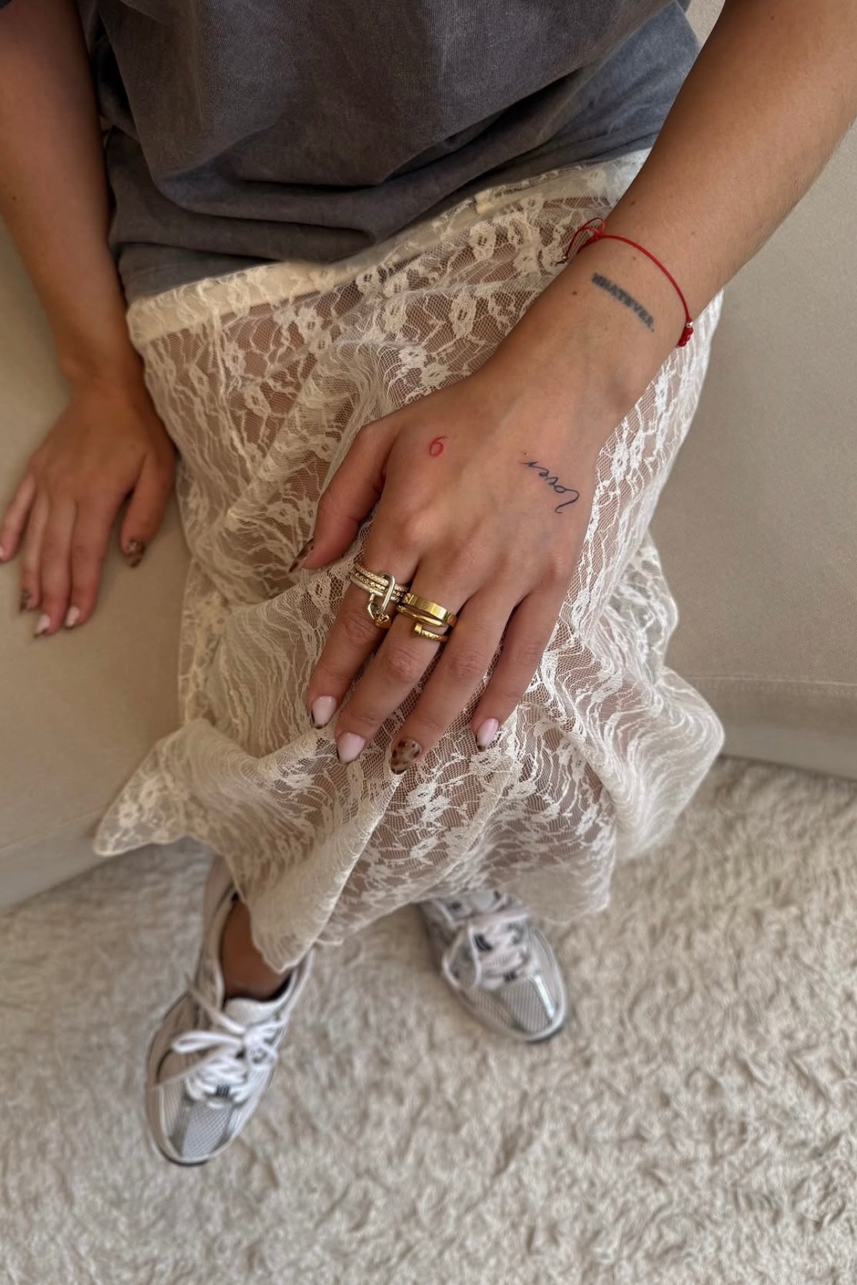 Cheri Asymmetrical Skirt | White