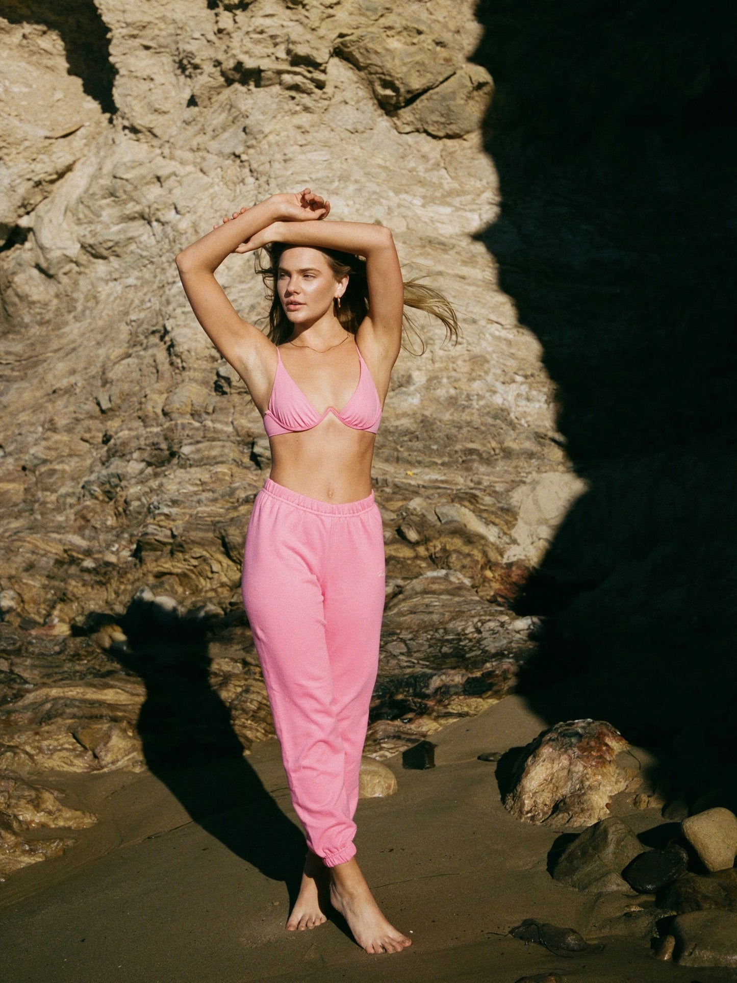 Oversized Jogger | Pink Taffy