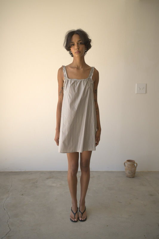 Deia Slip Dress | Stripe