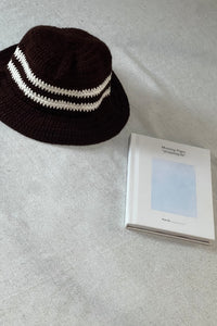 Artà Hat | Brown & White Stripe