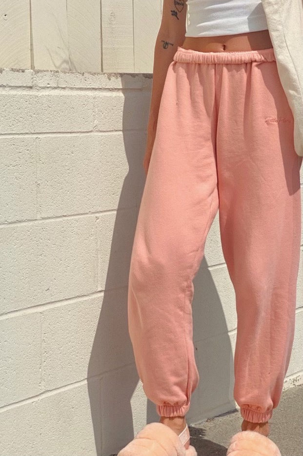 Oversized Jogger | Peach Sorbet