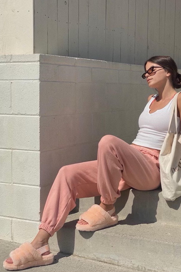 Oversized Jogger | Peach Sorbet