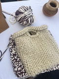 Knit Handbag | Ivory