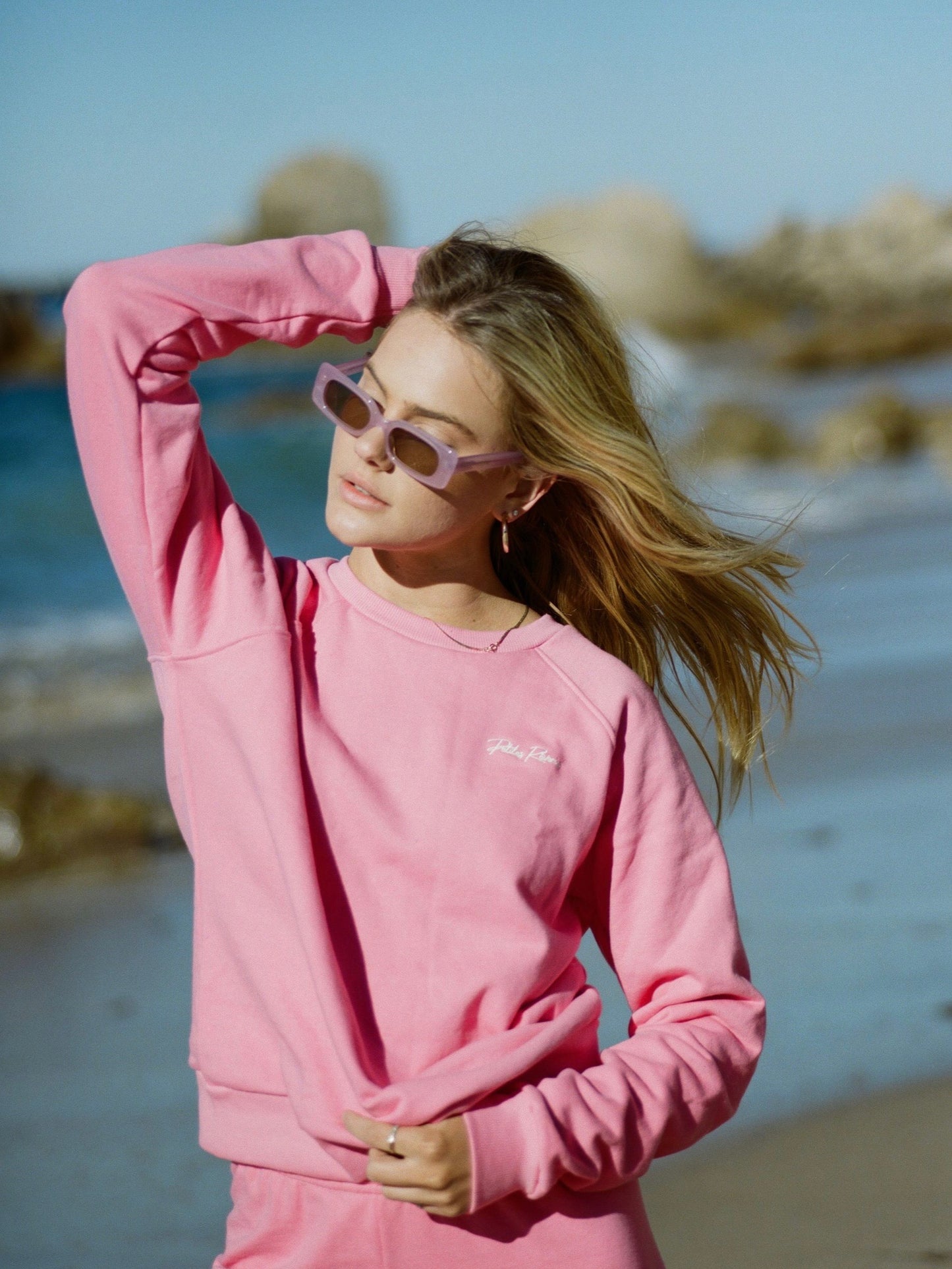 Bella Crewneck | Pink Taffy