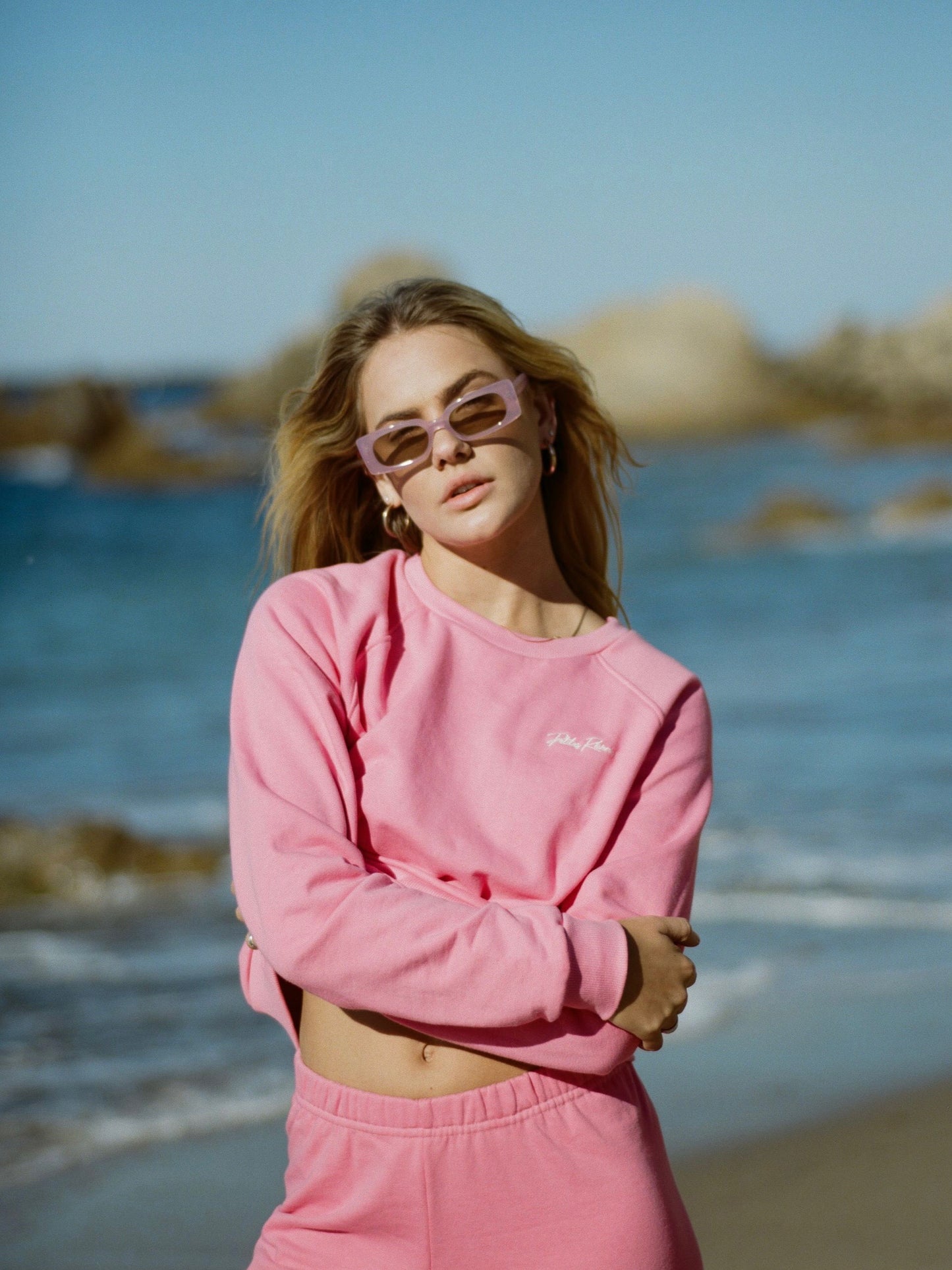 Bella Crewneck | Pink Taffy