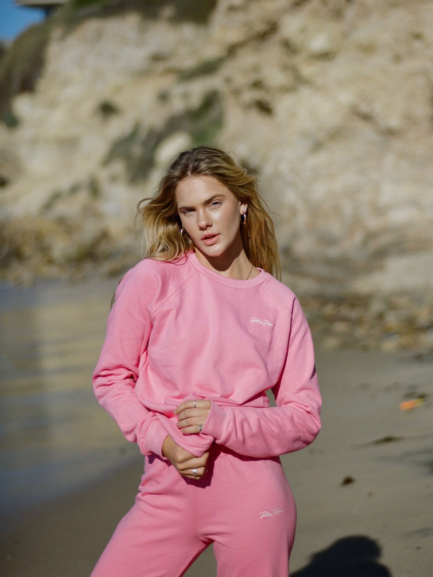 Bella Crewneck | Pink Taffy