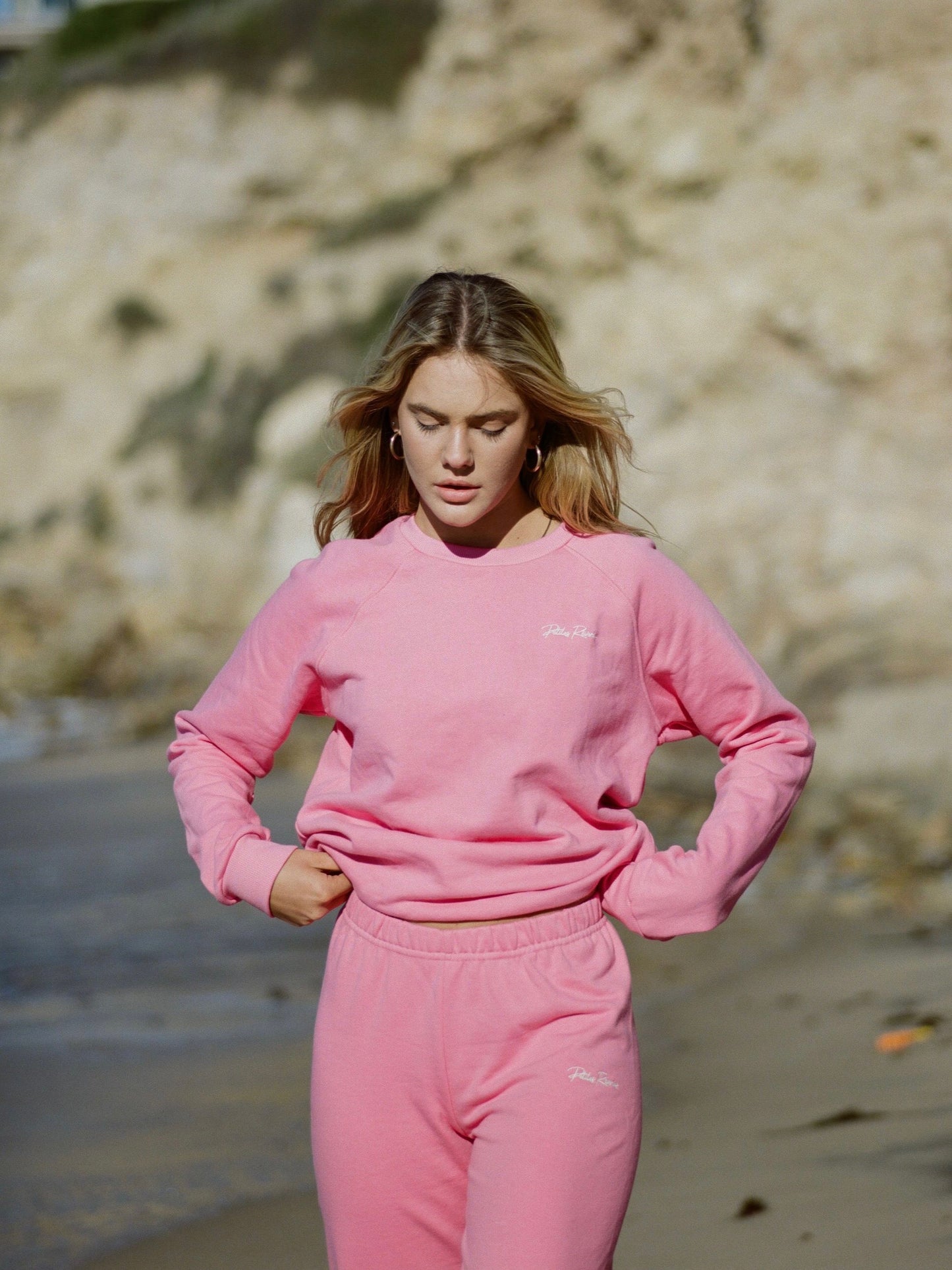 Bella Crewneck | Pink Taffy