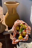 Sicilian Bag | Orange Checker