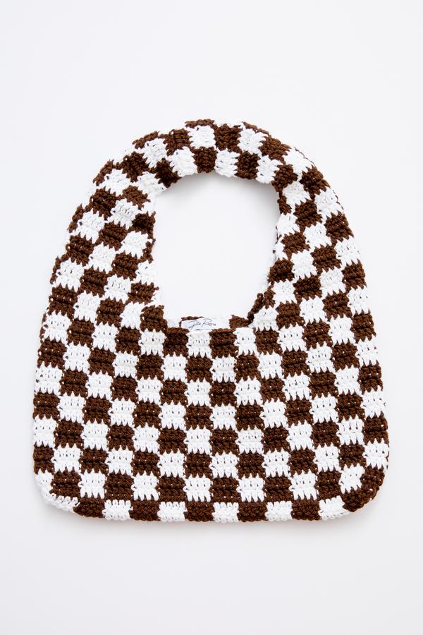 Sicilian Bag | Brown Checker